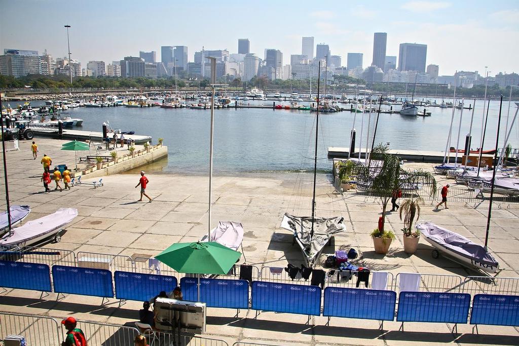 Olympic harbour Marina da Gloria, Rio de Janerio  - Day 9 - photo © Richard Gladwell <a target=